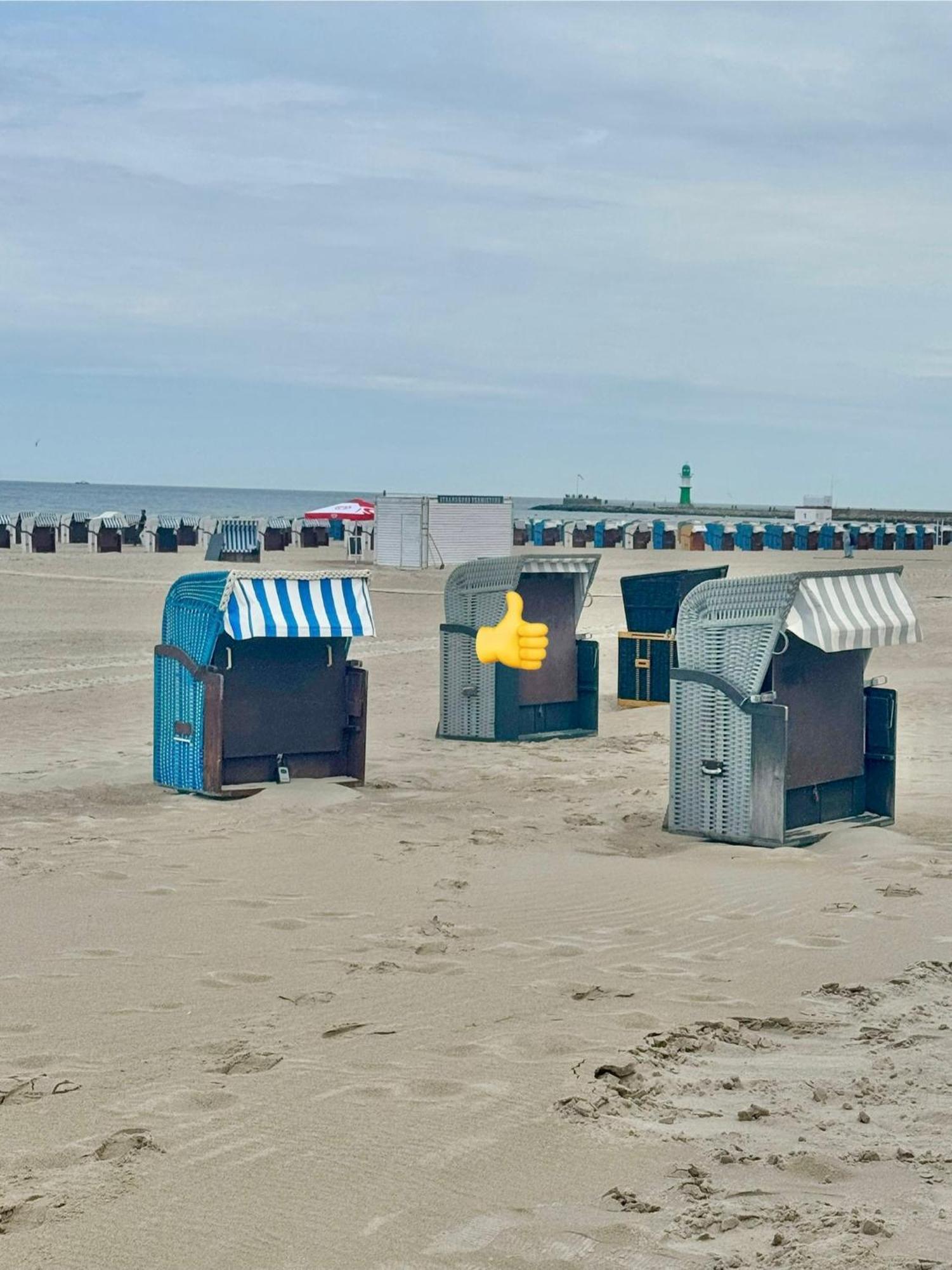 Achtern Diek, Inklusive Strandkorb Und Stellplatz Apartment Rostock